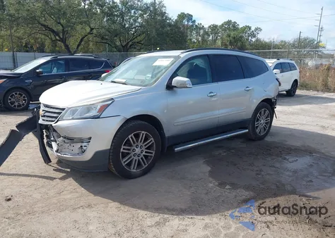 2015 Chevrolet Traverse 1Lt из США, поврежденный, VIN 1GNKVGKD0FJ341671